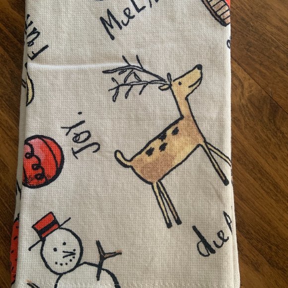 Rae Dunn Holiday Kitchen Towels - Set of 2 - Picture 4 of 5